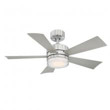 Modern Forms US - Fans Only FR-W1801-42L-SS - Wynd Downrod Ceiling Fan