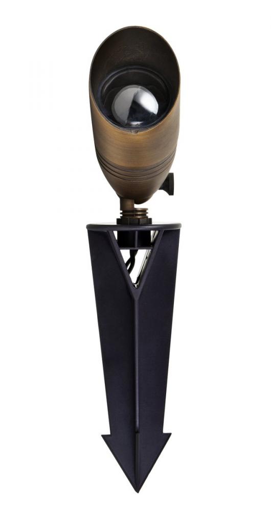 Outdoor Cast Brass Spot Light 3"w X 8.5"h