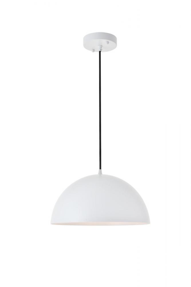 Forte 1 Light White Pendant