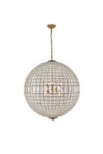 Elegant 1205G36FG/RC - Olivia 8 Light French Gold 36 inch Chandelier Clear Royal Cut Crystal