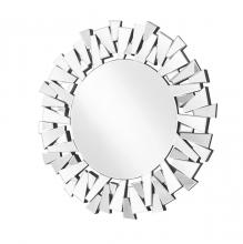 Elegant MR9133 - Sparkle 31.5 In. Contemporary Round Mirror in Clear