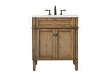 Elegant VF12530DW - 30 inch Single bathroom vanity in driftwood