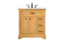 Elegant VF15032NW - 32 inch Single bathroom vanity in natural wood