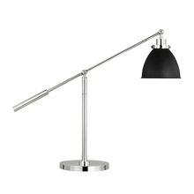 Visual Comfort & Co. Studio Collection CT1101MBKPN1 - Wellfleet Dome Desk Lamp