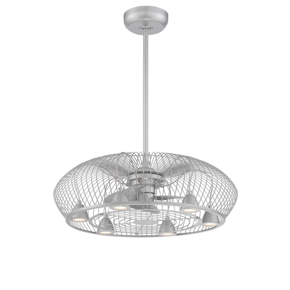 Earhart Collection 29 in. Indoor Platinum Ceiling Fan