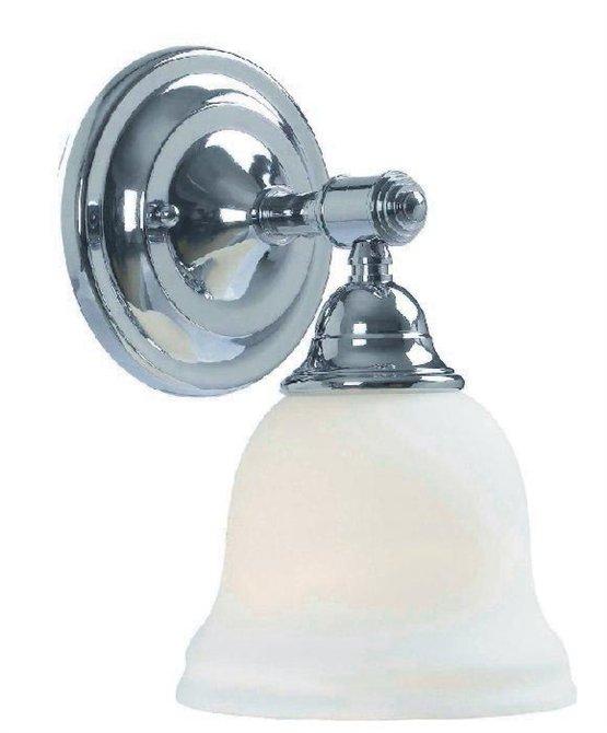 chrome bath sconce