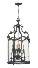 World Imports WI515663 - Venezia Collection 8-Light French Bronze Hanging Foyer Pendant