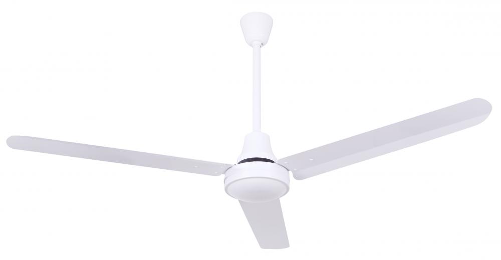 56" White High-Performance Weatherproof DC Industrial Fan