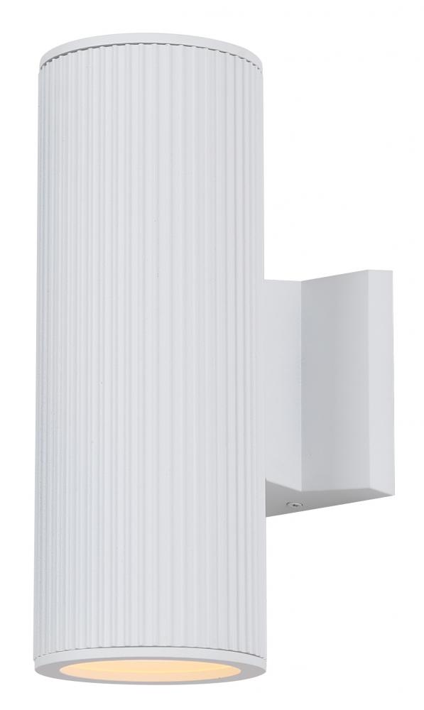 REXTON 1 Light Outdoor Lantern, White Finish