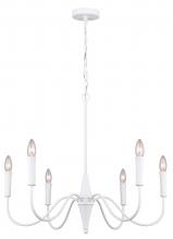 Canarm ICH1103A06WH - BRIELLE 6 Light Chandelier