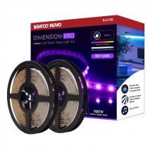 Nuvo 64/132 - Dimension Pro; Tape light strip; 64 ft.; Hi-Output; RGB plus Tunable White; Plug connection;