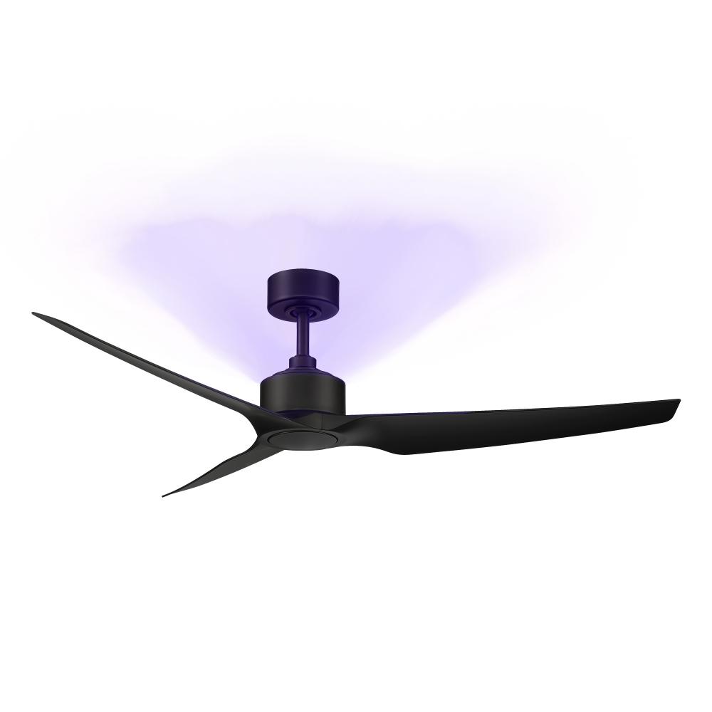 Terminator Matte Black UV Ceiling Fan