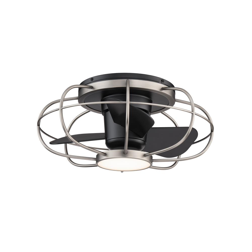 Aella Brushed Nickel/Matte Black with Luminaire