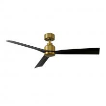 WAC Smart Fan Collection F-003-SB/MB - Clean Soft Brass/Matte Black