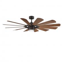 WAC Smart Fan Collection F-080L-OB/DW - 65 inch Windmill Oil Rubbed Bronze/Dark Walnut With Luminaire