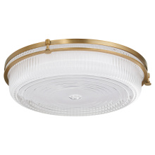 Quorum 368-18-47 - EMORY 18" 5CCT CEILING MOUNT - BRUSHED BRASS