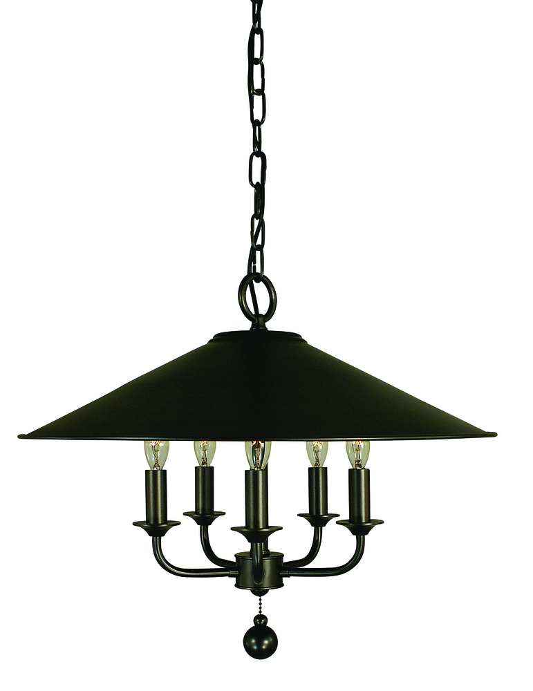 4-Light Mahogany Bronze Taylor Chandelier