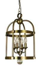 Framburg 1103 BB - 4-Light Brushed Bronze Compass Mini Chandelier