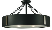 Framburg 2412 RB/EB - 4-Light Roman Bronze/Ebony Oracle Flush / Semi-Flush Mount