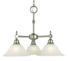 Framburg 2439 SBR/CM - 3-Light Siena Bronze Taylor Dinette Chandelier