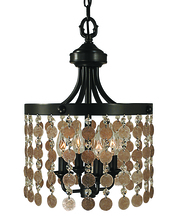  2484 BN - 4-Light Brushed Nickel Naomi Mini Chandelier