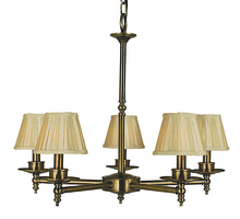 Framburg 2515 MB - 5-Light Mahogany Bronze Sheraton Dining Chandelier