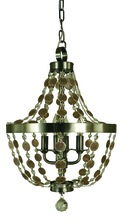  4484 BN - 4-Light Brushed Nickel Naomi Chandelier