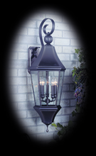 Framburg 8744 IRON - 5-Light Iron Normandy Exterior Wall Mount