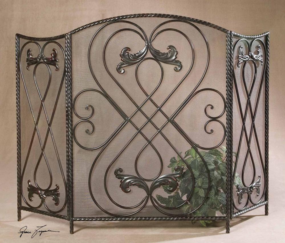 Uttermost Effie Metal Fireplace Screen