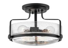 Hinkley 3641BK-CS - Medium Semi-Flush Mount